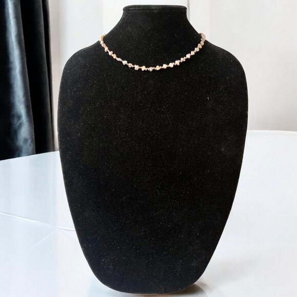 Fresh Water Pearl Necklace Nuggests & Beads With 14K Gold Clasp 17" - Picture 13 of 14